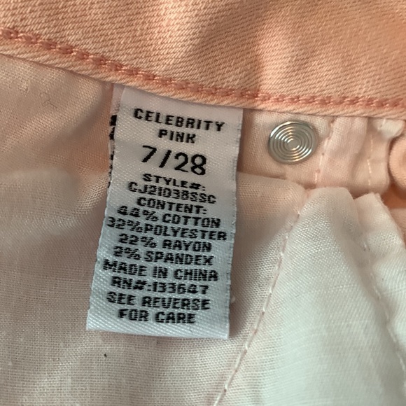 🌺 2 for $23 🌺 Celebrity Pink Ankle Jeans in Light Dusty Pink - Picture 6 of 9
